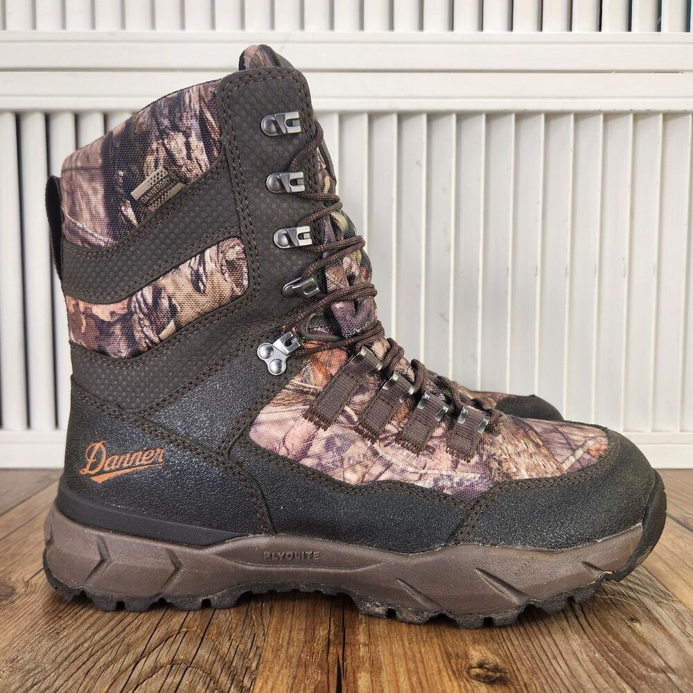 Danner Vital 8" Mossy Oak Break-Up Country 400G Hunting Boots Mens Sz 8 D 41552